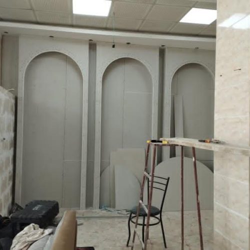 مجری کناف همراه با طراحی و کلیک و پی وی سی