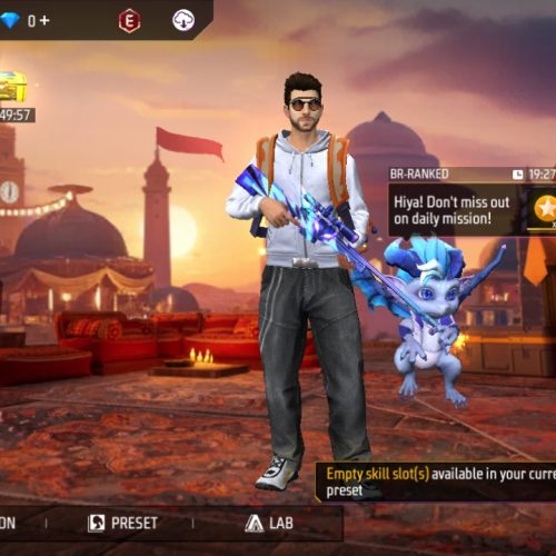 اکانت فری فایر لول 21 برای شروع خوبه تخفیف هم نداره اسم تقیر هم داره