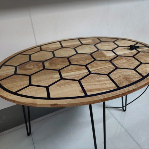 برای اولین بار در ایران( میز لمسی رزین چوب)