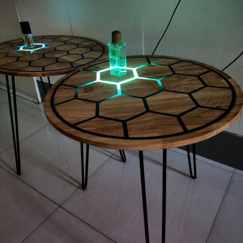 برای اولین بار در ایران( میز لمسی رزین چوب)