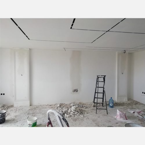 گچ کاری انجام میشود