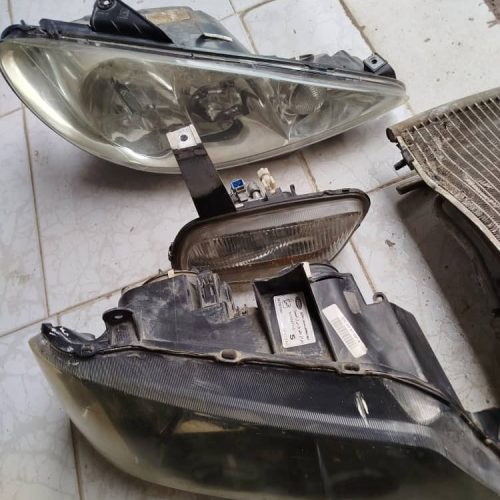 چراغ جلو پارس سفارشی فابریک و 206 رادیات کولر مه شکن