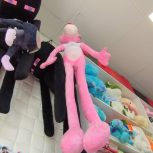 عروسک پلنگ صورتی بزرگ باکیفیت اکبند