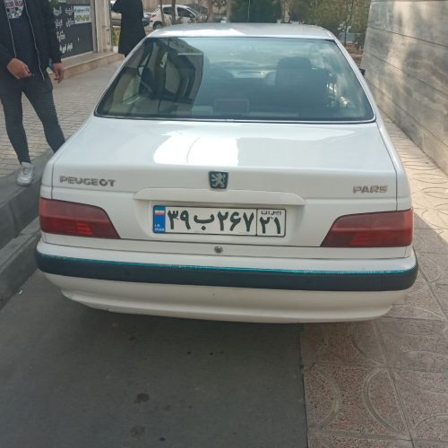پژو پارس سفید مدل 99