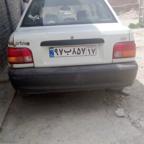 پراید 131 سفید مدل 76