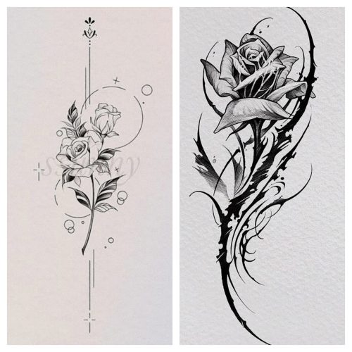 مدل خانم برای تتو