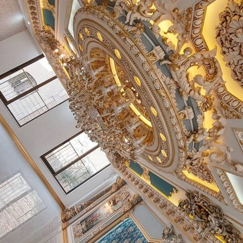 اجرا پتینه،گچبری،ورق طلا،نقاشی