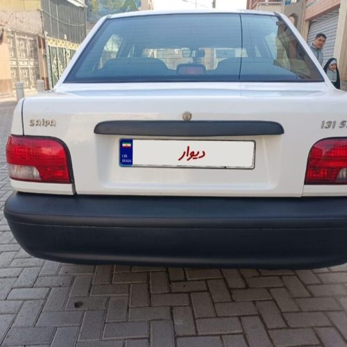 پراید131 بدون رنگ