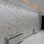 نصب کاغذ دیواری و آیینه دکوراتیو