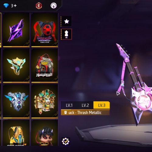 فری فایر لول60