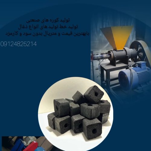 خط تولید ذغال حبه ای و ذغال چینی