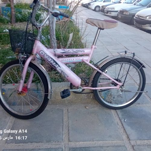 دوچرخه صورتی دخترانه