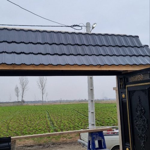 جوشکاری حلب کوبی شیروانی نما بازسازی سردروازه آلاچیق