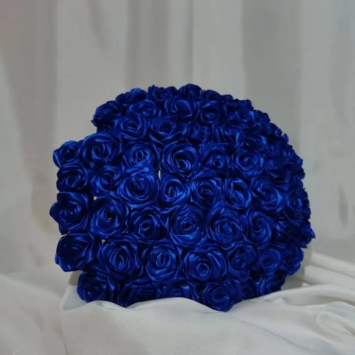 دسته گل و باکس روبانی