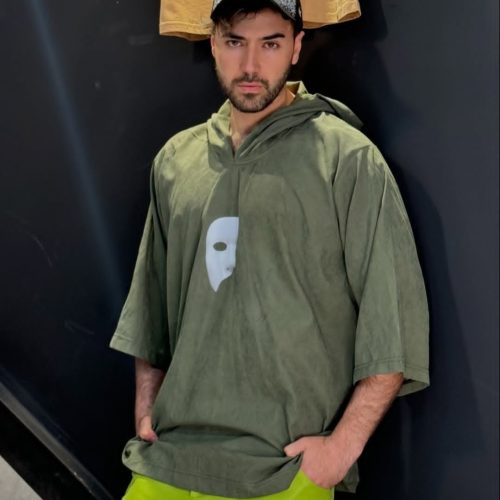 تیشرت کلاه دار لش   تکی به قیمت عمده