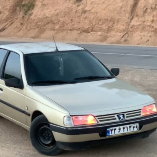 پژو 405مدل 83 رنگ بژ دور رنگ