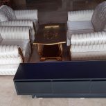 مبلمان بامیز و میز تلویزیون تخت خاب درحد نو فوری