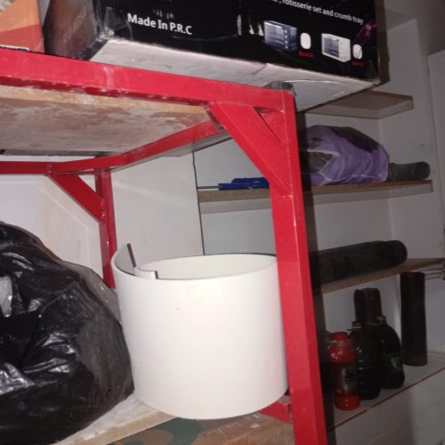 چهارپایه فلزی ،قد 1/80