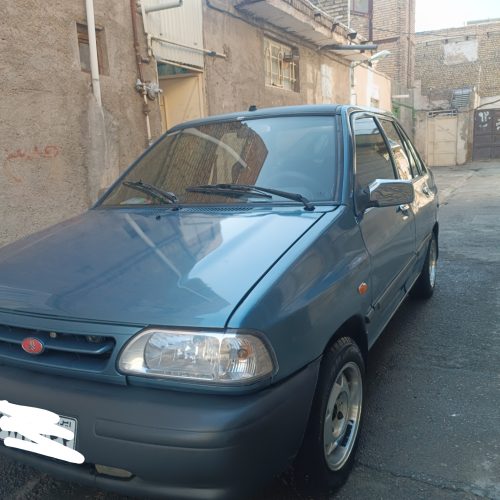 پراید مدل 88 رنگ اطلسی شاسی سالم دوگانه شرکتی