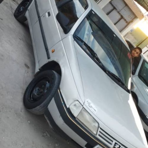 پژو 405 نقره ای مدل 90