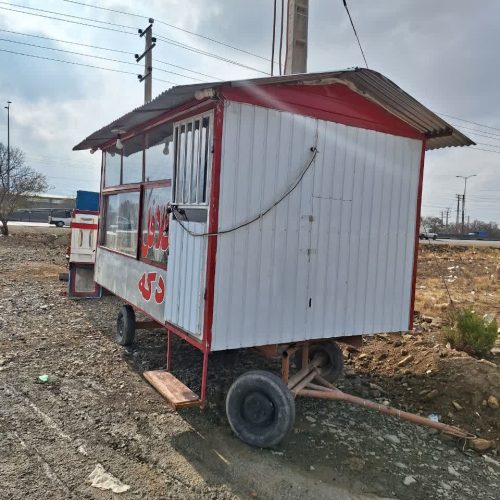 کانکس چرخ دار فروشگاهی