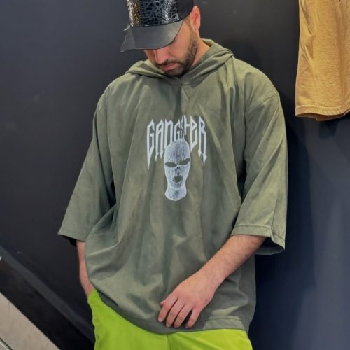 تیشرت کلاه دار لش   تکی به قیمت عمده