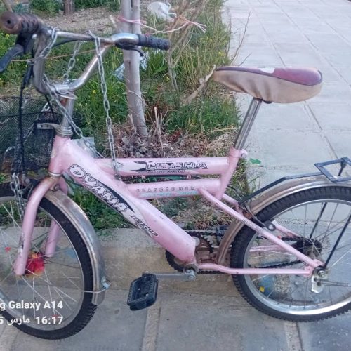 دوچرخه صورتی دخترانه