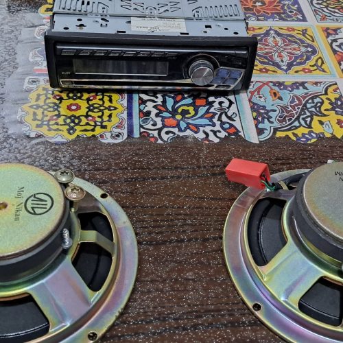 1 عدد ضبط آلپاین مدل CDE 9843E به همراه دوعدد باند
