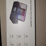 شارژ وایرلس  wireless charger alarm clock speaker ws520