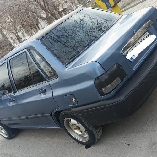 پراید مدل 88 رنگ اطلسی شاسی سالم دوگانه شرکتی