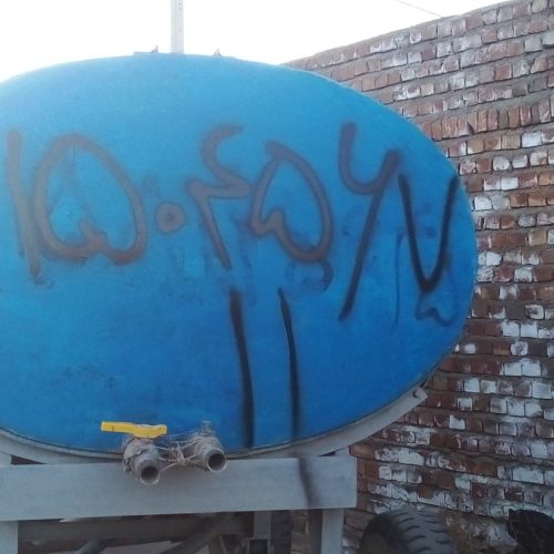 آبرسانی تانکر 6000لیتری بنایی