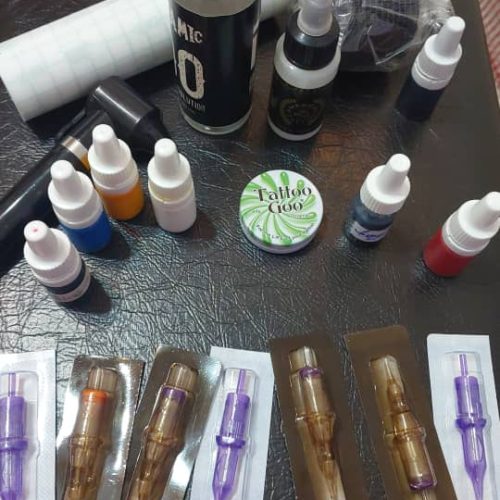 فروش ویژه پک کامل لوازم تاتو