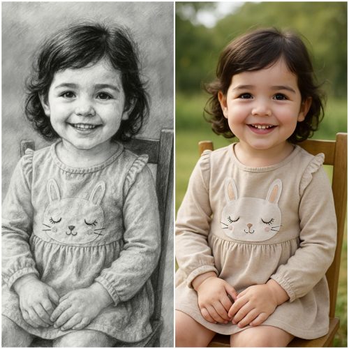 سفارش طراحی چهره سیاهقلم