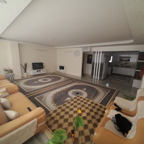 120 متری دوخوابه  فول امکانات با پارکینگ