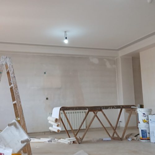 نقاشی ساختمان و نصب کاغذ دیواری