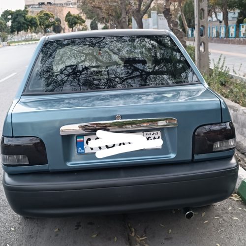 پراید مدل 88 رنگ اطلسی شاسی سالم دوگانه شرکتی