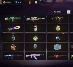 اکانت فری فایر لول 60 داشتن 111ست به قیمت 4500