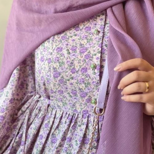 عبا گل گلی مزون دوز