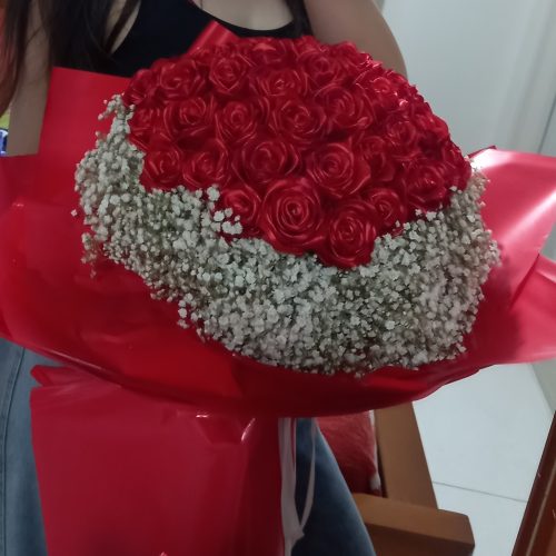 دسته گل رز ربانی