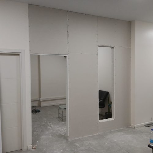 اجرای سقف کناف و طراحی واجرای کابینت کمد دیواری و پارتیشن ام دی اف