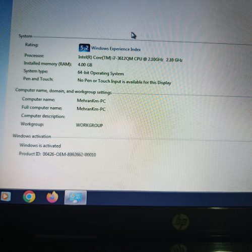 فروش لبتاب اچ پی سالم