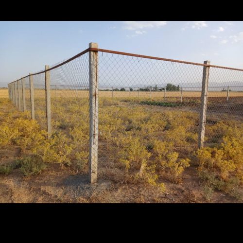 زمین کشاورزی فنس کامل استخر کنده شده آب هفته ای 5دقیقه 6اینچ