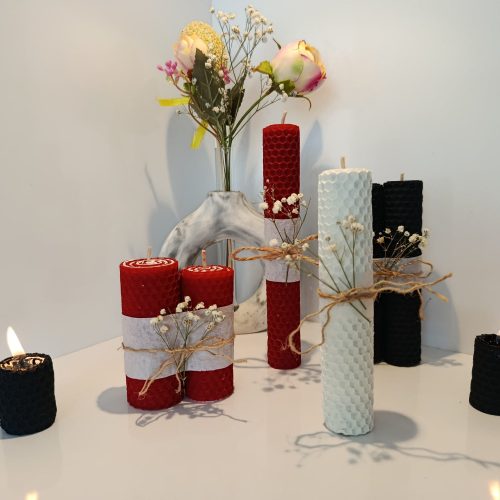 شمع سازی و باکس گل شمعی