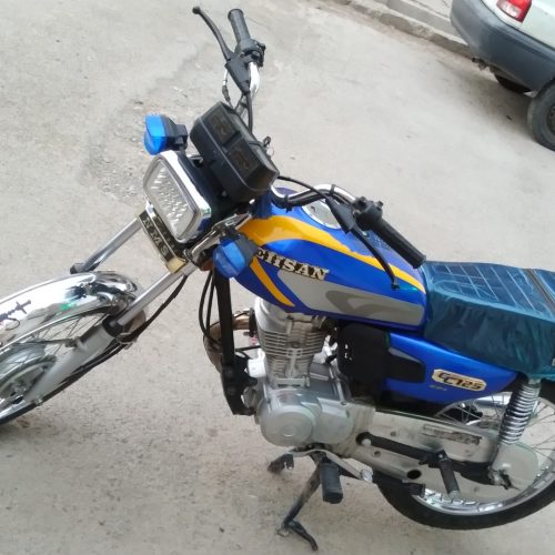 موتورسیکلت مدل1400 احسان سندسفید