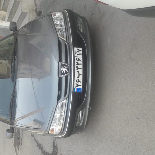پژو پارس خاکستر بدون رنگ
