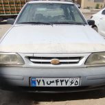 پراید سفید کارخانه دوگانه مدل 1388