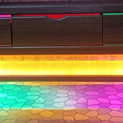 میز تلویزیون با نور مخفی