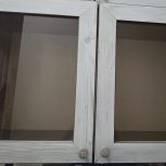 یک جفت کمد دکوری ام دی اف و شلف 4 طبقه