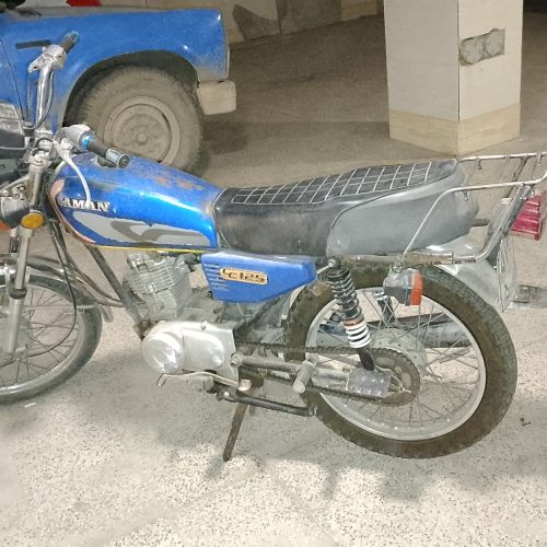 موتور سیکلت پلاک قدیم