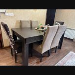 میز و صندلی نهار خوری 6نفره، سالم، جنس ترک،